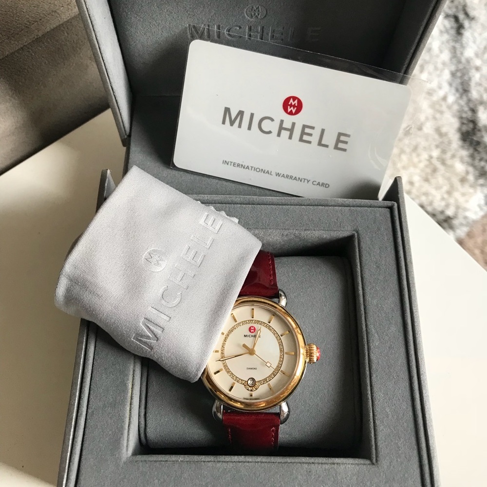 🤩Michele CSX elegance diamond dial